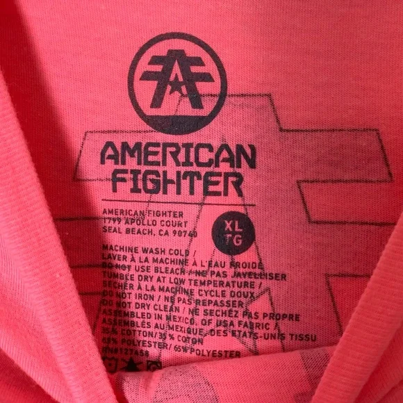 🌵Men’s American Fighter The Buckle Coral/Salmon Pink Shirt🌵 - Picture 5 of 7